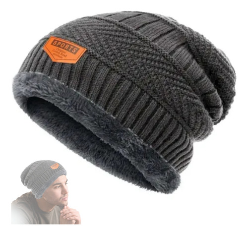 Gorro Touca Inverno Forrado Com Soft - Quente Confortável