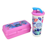 Kit Infantil Porta Sanduíche+ Copo 470 Ml Tupperware