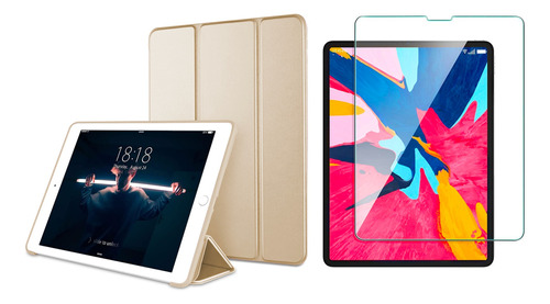 Estuche Smart Case Para  iPad Air 2  + Vidrio Templado 