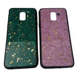 Funda Marmol Glitter Para Samsung J4 2018 Core J6 2018 Ramos