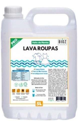 Lava Roupas Bioz Green 5l