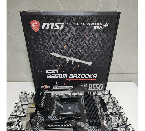 Placa Mãe Msi Amd B550m Bazooka Am4 Ddr4