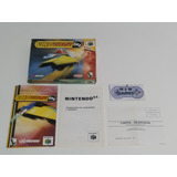 Wipeout 64 - Apenas Caixa E Manuais Gradiente Nintendo 64