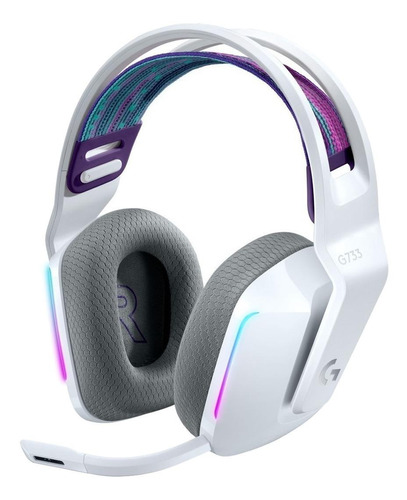 Audífonos Gamer Inalámbricos Logitech G Series G733 Blanco 