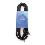 Cuo Cable Mini Plug Estereo 3,5 Rca (2) 3m Kwc 9001 Neon
