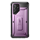 Funda Supcase Unicorn Beetle Pro Metallic Purple Con Diseño Liso Para Samsung Galaxy S22 Ultra Por 1 Unidad
