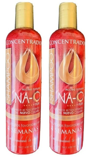 Shampoo Na-c Plus Concentrado Anticaída 650ml (2 Piezas)