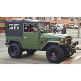 Carpa Negra Para Toyota Fj40, En Lona Usada En Buen Estado