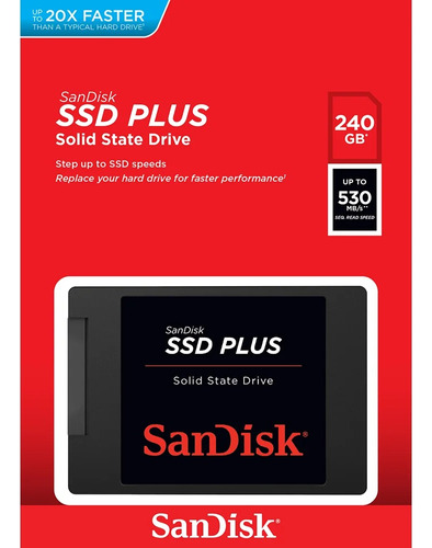 Disco Sólido Interno Sandisk Ssd Plus Sdssda-240g-g26 240gb