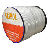 Cable Coaxial Carreto Rg6 X305 Mts Blanco Keibol (ht10084)