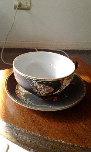 Taza/plato Porcelana Japonesa (leer Descripción)