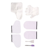 Set De Guantes De Spa De Cera, Guantes De Baño Blancos, Cepi