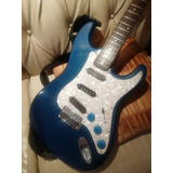 Guitarra Eléctrica Peavey Custom Blue Mics Wilkinson Hot Rai