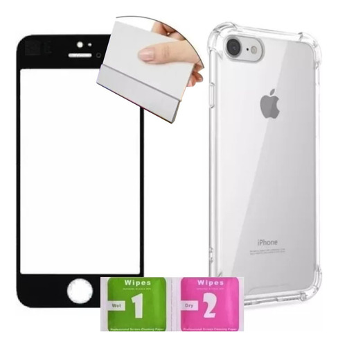 Carcasa Anti Golpes + Lamina Para iPhone (todos Los Modelos)