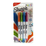 Resaltador Sharpie S - Note Blister X4 Colores