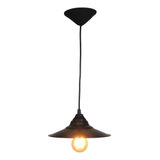 Lustre Pendente Retro Preto Ou Branco Vintage Industrial E27