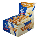 Barras De Proteína Mukebar Chocolate Branco 12 Unidades 720g +mu