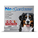 Nexgard 25-50kg Antipulgas E Carrapatos Cães 1 Tablete