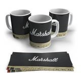 Pocillos Mugs Vasos Diseño Marshall Amplification Músicos