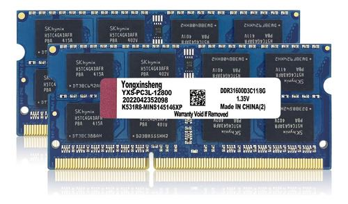 Ddr3 Ddr3l Ram (8gbx2) Kit De 16gb Memoria Para Computadora 