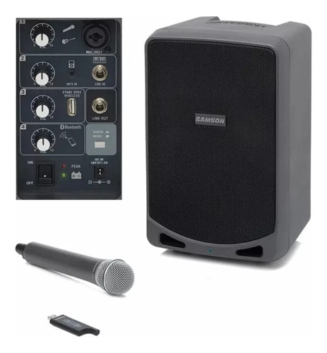Samson Xp106w Caja Activa Bluetooth 100w Sin / Micrófono