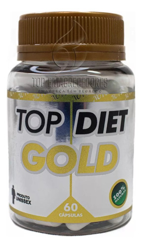 Top Diet Gold  Emagrecedor Original 60 Cáps