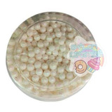 * Estuche 35 Grs Perla Diamantada Comestible Blanca Galleta