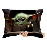 2 Capas Travesseiro Mandalorian Baby Yoda Grogu Star Wars