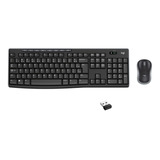 Kit Teclado E  Mouse Sem Fio Mk270 Preto Logitech