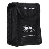 Case Antichamas Para Bateria Dji Fpv Goggles V2 - Sunnylife