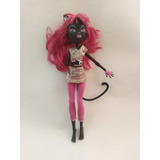 Monster High Cat Noir Ropa Rosada Sin Una Mano