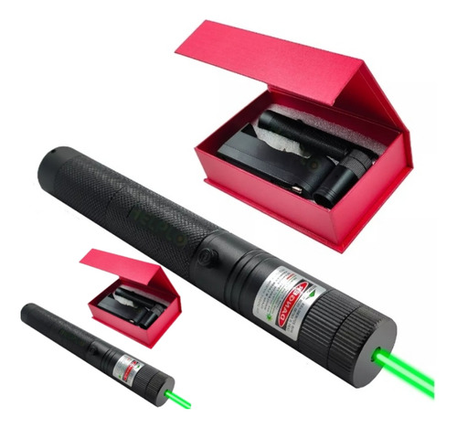 Kit 2 Canetas Laser Pointer Potente Alta Distancia 50-100km 