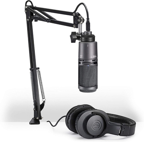 Audio Technica At2020 Usb+ Pack / Combo Streaming Podcasting