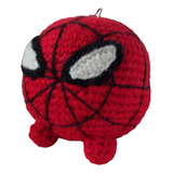 Amigurumi Mini Spiderman Tejido A Crochet (c/llavero)