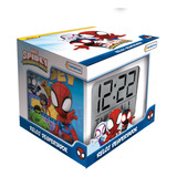 Reloj Spiderman Despertador Con Luz Y Sonido