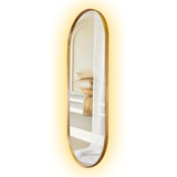 Espelho Adnet Oval Corpo Inteiro Com Luz Led 150x60 Pinter