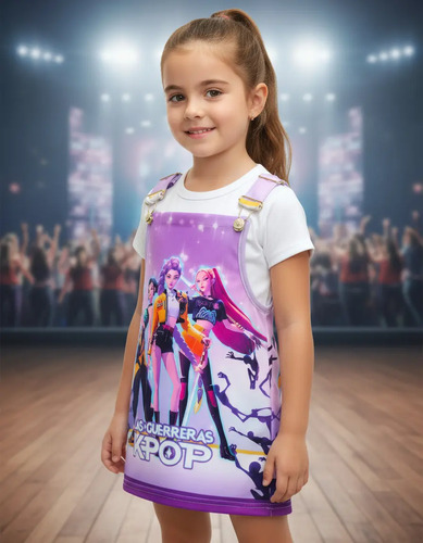 Vestido Tipo Jumper De Las Guerras K-pop Vestido Y Playera | Meses sin interés