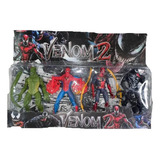 Coleccion X 4 Figuras Venom Spiderman Venom 