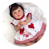 Bebê  Reborn Menina Japonesa Membros Inteiros Corpo Tecido