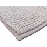 Tapete De Banheiro Uzoo Chenille Retangular 60x40cm Cinza