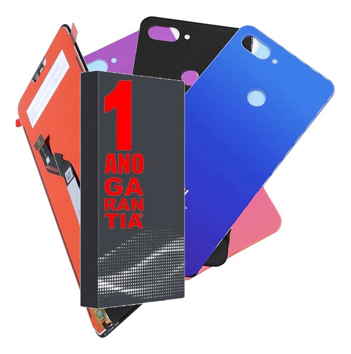 Tela Frontal Completa Para Xia0mi Mi 8 Lite Display + Tampa!