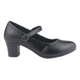 Zapato Chalada Mujer Criba-1 Negro Casual