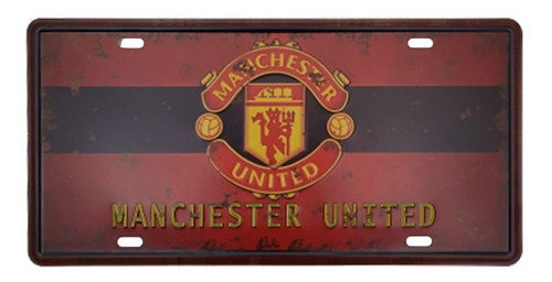 Placas Auto Manchester United Moblihouse