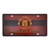 Placas Auto Manchester United Moblihouse