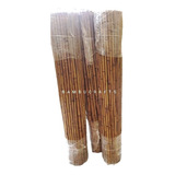 60 Varas De Bambu Natural Adorno 150cm / 2cm Grosor