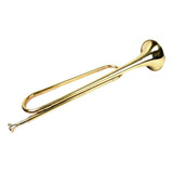 Yellow Brass 47cm Cuerno De Caballería For Niños