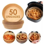 Forro De Papel Airfryer Tapete Antiaderente 50 Unidades