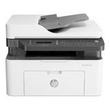 Impressora Multifuncional Hp Laserjet 137fnw Com Wifi Branca E Preta 110v - 127v