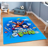 Alfombra Infantil Mickey Mod3 100x140 Antideslizante Kreatex