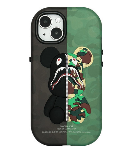 Funda De Teléfono Camouflage Shark,todo Incluido,para iPhone